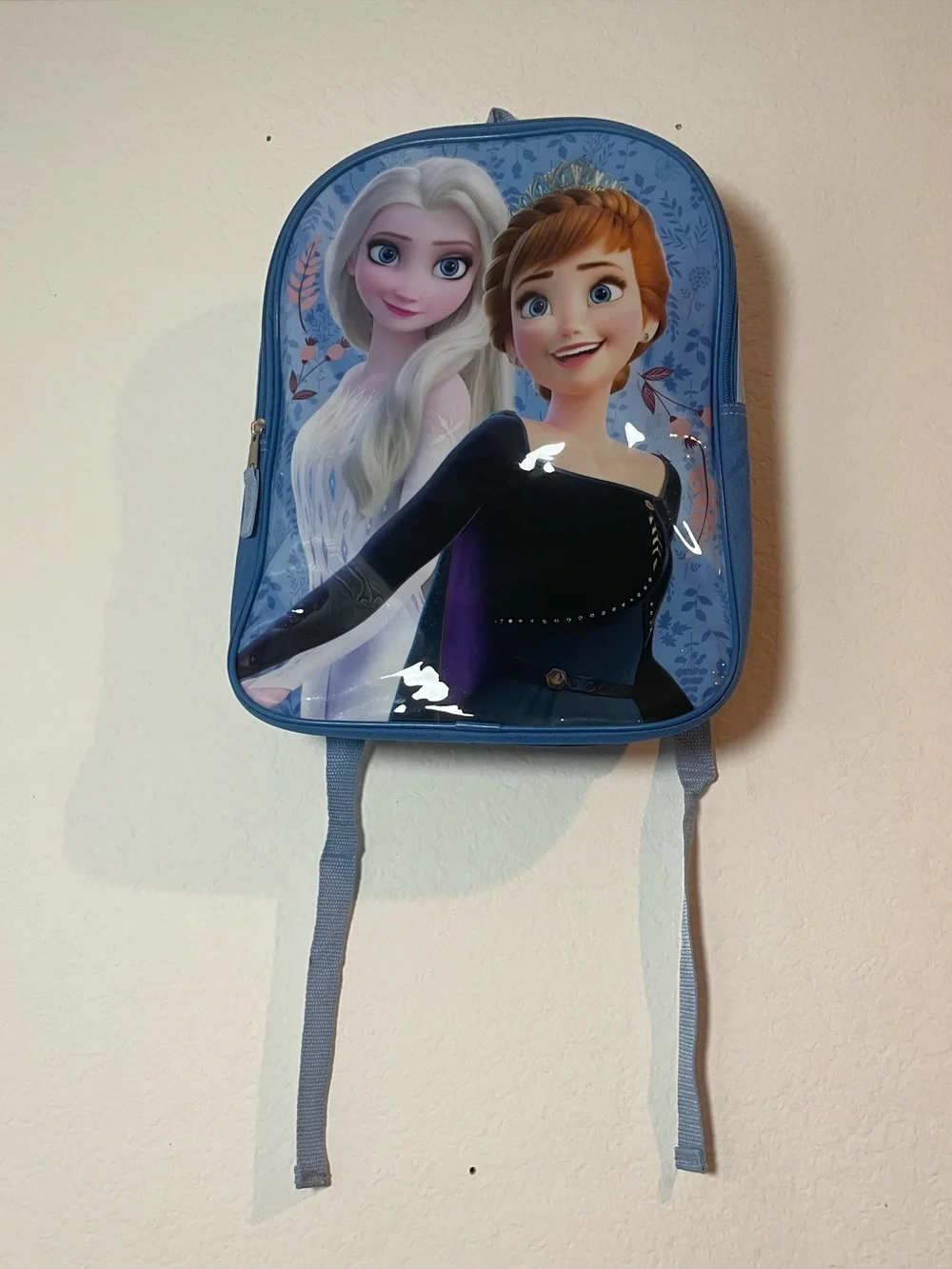 Disney Frozen Elsa & Anna Kids Backpack Blue School Book Bag Official Licensed N
